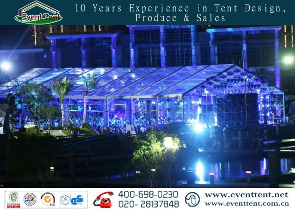 Professional big Top Party Tent , Customized Outdoor Tent With red roof