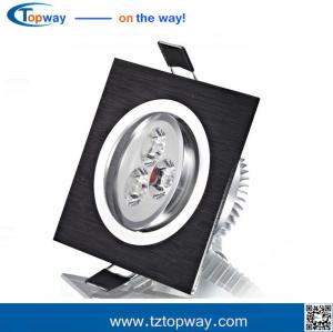 China Adjustable Square Shape Led Ceiling Light Led Surface Aluminum Indoor light factory