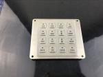 IP65 waterproof 304 stainless steel 4X4 panel mounted illuminated keypad with