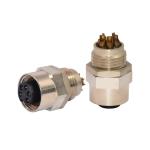 300V Mechanical Cable Connectors Waterproof 7/8'' 5pins Panel Mount Female