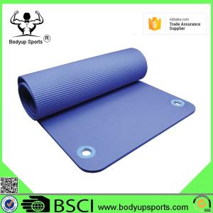 China Good Quality Exercise Mat Thick NBR Yoga Mat with Ring factory