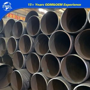 Third Party Inspection Double-Sided Submerged Arc Welding Nozzle Spiral Seam Welded Anti-Corrosion Steel Pipe
