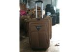600D Two Tone Twill Eva Trolley Luggage 4 Piece Set 2 Wheels For Travelling