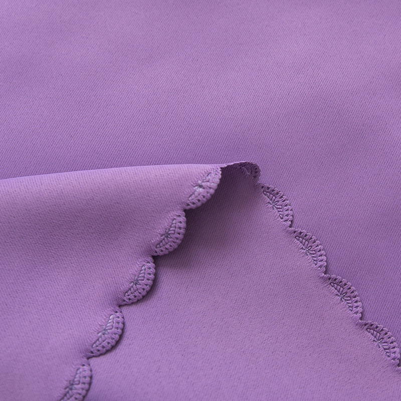 Double Side Matte Polyester Curtain Fabric Blackout 90% Shading