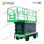 500Kg Hydraulic Lift Platform Scissor Lift For Working At Height 12 Meters Man