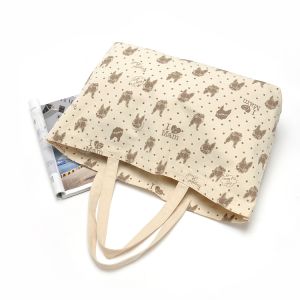 China Cotton Lining Eco Canvas Bags with Customizable Zipper Closure on sale