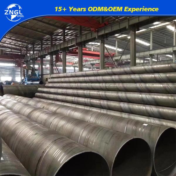 China API 5L Standard Carbon Steel Spiral Welded SSAW Pipe for Oil and Gas Customized Request factory