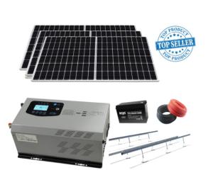 China Expandable Enphase 1kW DIY Off Grid Solar System Kits With 4 Panels factory