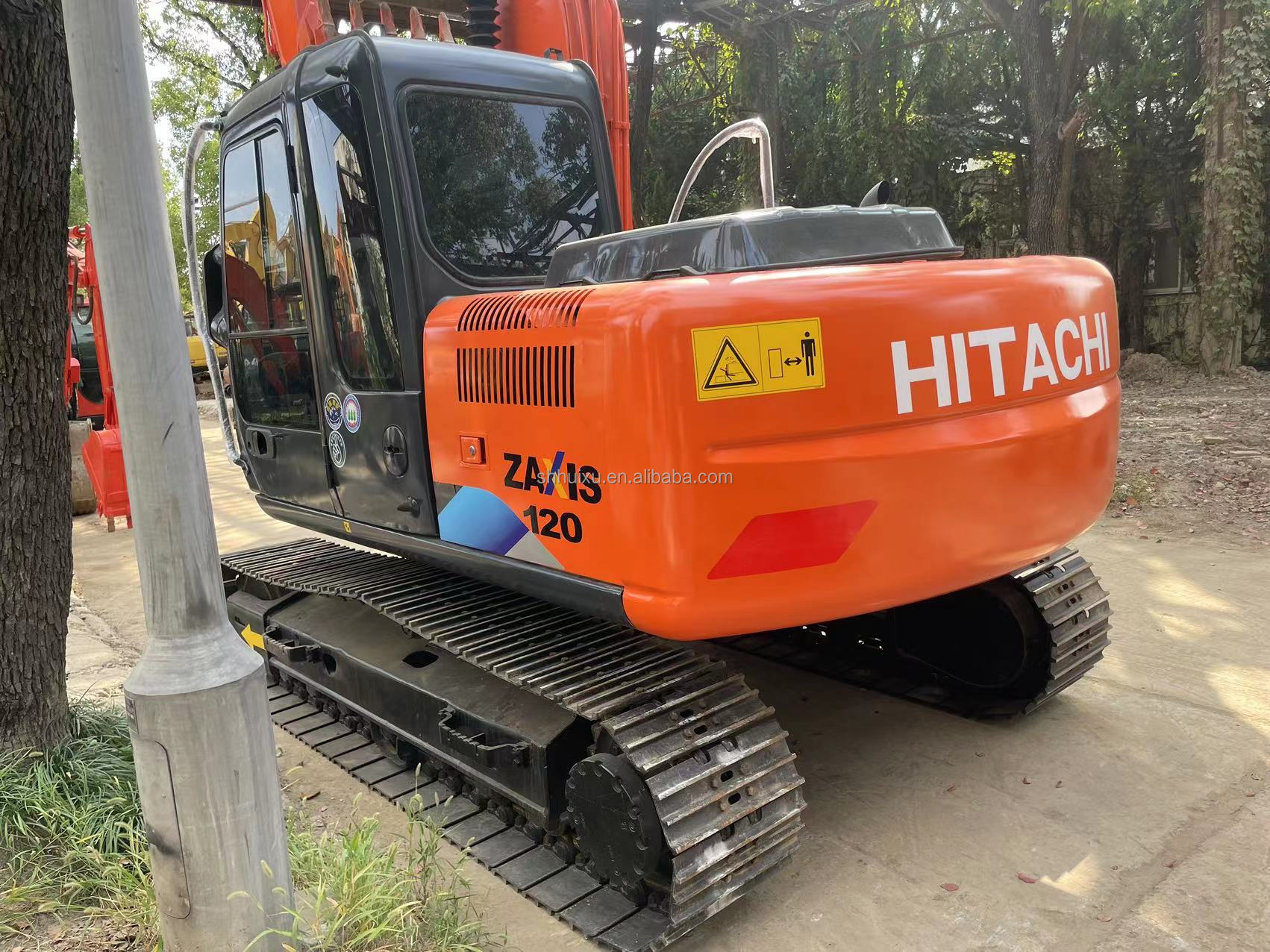 12000kg Zx120 Used Hitachi Excavator Second Hand With Original Paint 0.51m3