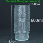 Creative Ceramic Tiki Mugs Hawaiian Cocktail Mug Porcelain Beer Wine Mug