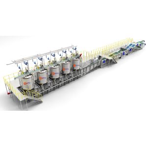 Vertical Continuous Crateless Canning Sterilization Retort System Automated