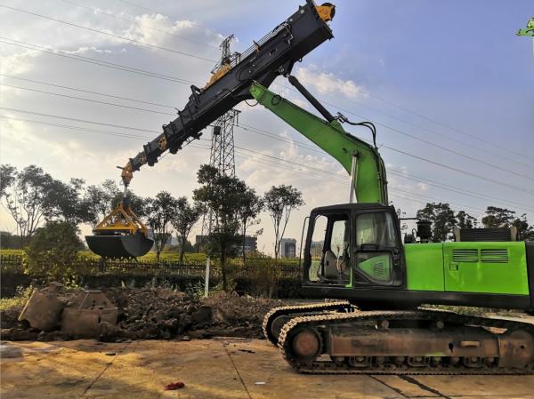 Dipper Clamshell Bucket Telescopic Arm Excavator Attachment Hydraulic Tysim Long