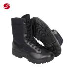 Black Cow Geunine Leather Tactical Boots/Police Boots/Army Boots/Combat Boots
