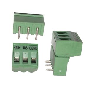 5.08mm Pitch PCB Plug-in Screw Terminal Blocks Plug + Right Angle Pin Header