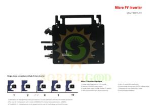 China 300W Micro Inverter Galvanic Isolation For Safety And Reliability factory