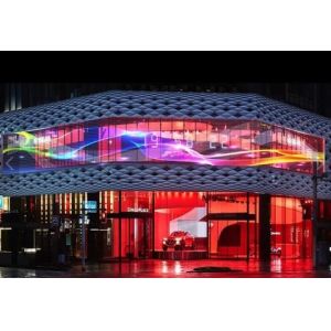 Max Power Consumption 100W/m2 Mesh LED Display with 140° H /140° V Viewing Angle