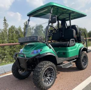 China 4 Person 4 Seater Electric Golf Cart 4 Wheel Disc Brake 10 Inch TFT IP66 factory