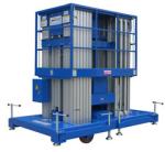 Six Mast 18m Aerial Work Platform Aluminum Profile 150Kg