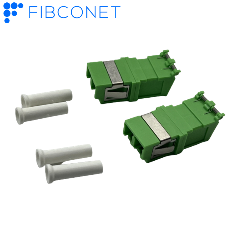 4g Network Compatible FTTH Single-Mode DX LCAPC Fiber Optic Adapter without Flange
