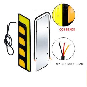 China Two Color BMW Led Daytime Running Lights Aluminium Emergency Warning Strip Lamp Cob factory