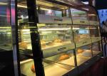 Table Top Glass Food Warmer Showcase Drawer-Type 3-Layer 9-Pans Bread Display