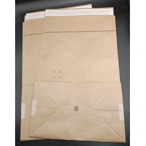 China Custom Size Self-Adhesive Brown Kraft Paper Square-Bottom Bags Eco-Friendly Recyclable Packaging for Gifts Documents Crafts on sale