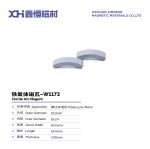 Super Coercive Permanent Magnet Ferrite For Motorcycle Starter Motor W1173