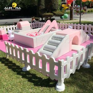 China White Pink Soft Play Equipment Factory Price High Quality Kids Indoor Mall factory