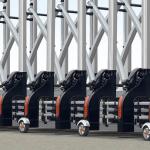 Modern SS Automatic Retractable Gate 740W Electric Sliding Main Entrance Gate