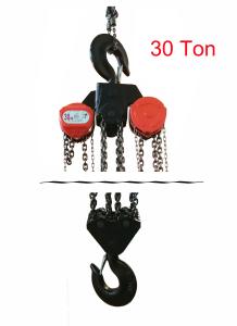 China 20Mn2 Construction Mining 30 Ton Chain Hoist Manual Lifting factory