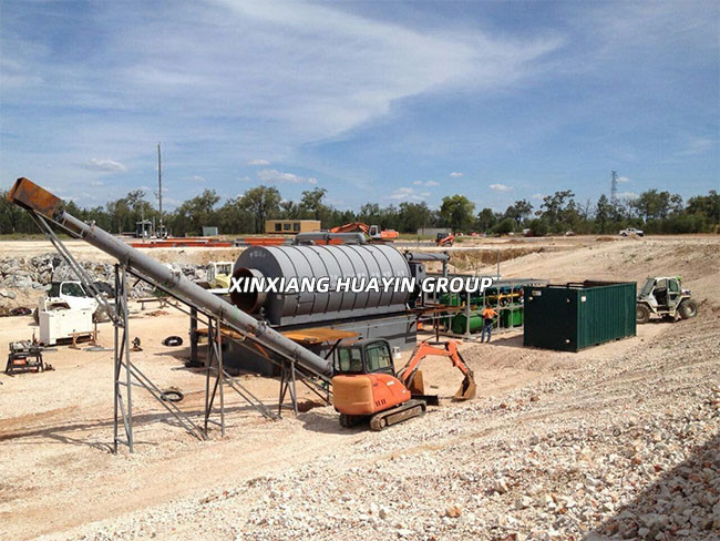 Self Feeding Pyrolysis Plant For Waste Plastic 1-15 Ton Per Batch