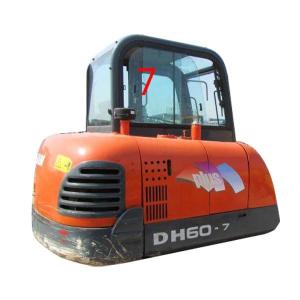 China Excavator Digger Window Replacement Right Side Position NO.7 factory
