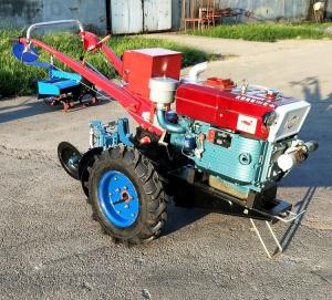 China Electric Starter Two Wheel Diesel Engine Farming Garden Use Walking Tractor factory