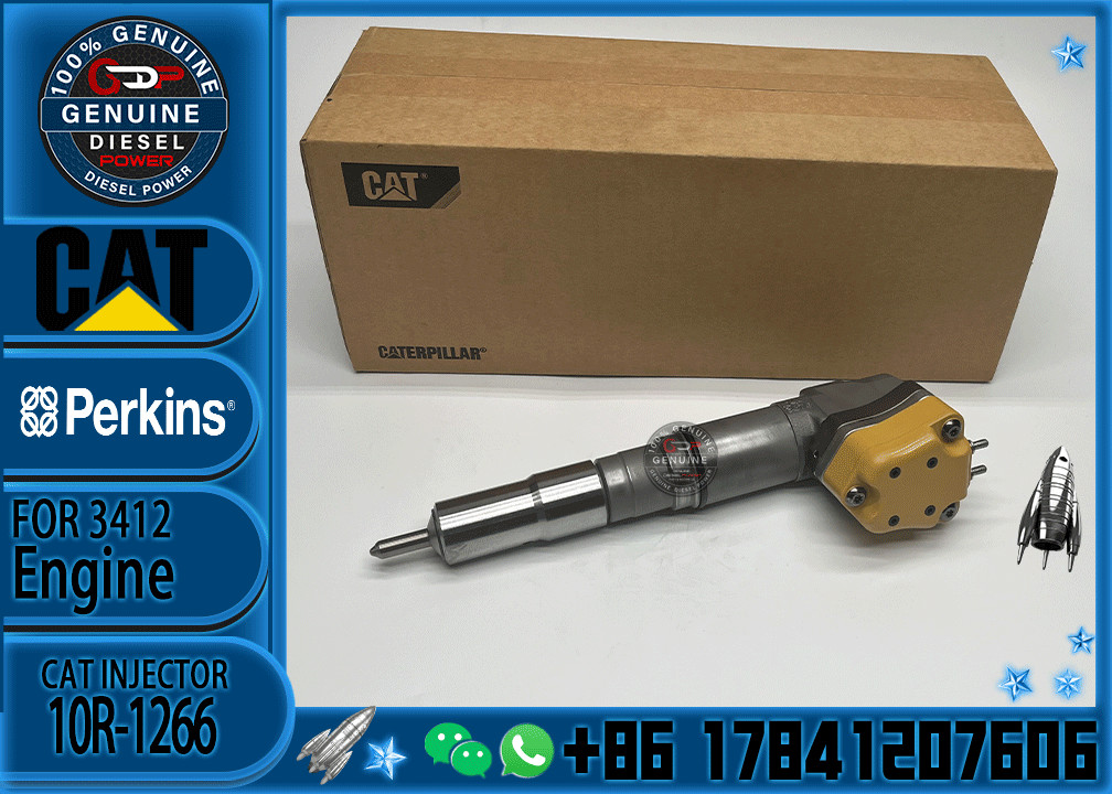 10R-1266 232-1183 Excavator Diesel Engine Injector CAT 3408/3412 Diesel Fuel Injector Original Genuine Fuel Injector Noz