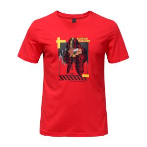 China Bright Color Mens Trendy T Shirts Screen Printing factory