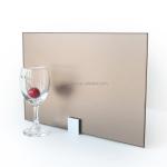 Bronze Acid Etched Double-Coated Silver Glass Mirror Sheet Ideal for Bathroom