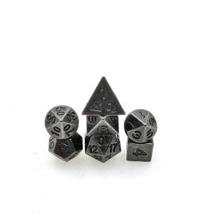 China Mini Metal Polyhedral Dice RPG Dice Set Playing Board Game factory