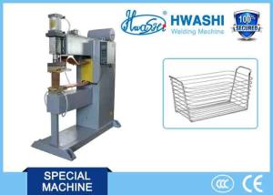 China Steel Wire Welding Machine , Bicycle / Bike Basket Manual Metal Welding Equipment factory