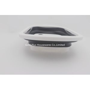 Outdoor Travel LFGB 3cm Folding Plastic Basket