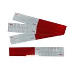 Red White DOT-C2 Approved Reflective Safety Tape Self Adhesive For Truck