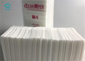 China Sterile Cleanroom Microfiber Wipes Binder Free High Absorbency factory