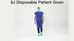 OEM Patient Gown Hospital Open Shoulder Patient Gown SMS Short Sleeve Hospital