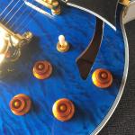High quality Jazz Electric Guitar with Bigsby, Ebony Fingerboard, Guitar Quilted