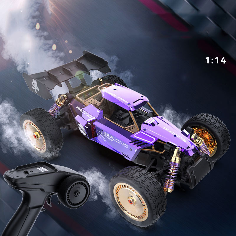 Large Alloy RC Car for Off-Road Climbing Front and Rear Shock Absorbers 14 Years Up
