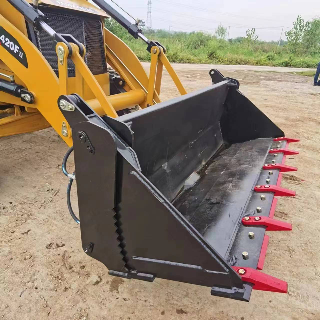 Used CAT420F Backhoe Loader Caterpillar Cat 420F Good Condition 1.14 m3 Bucket Capacity