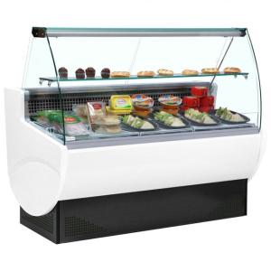China Fan Cooling Deli Display Fridge Refrigerated Serve Over Counter Auto Defrosting Design factory