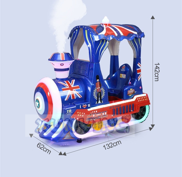 Train Coin Operated Ride On Kiddie Amusement Rides Arcade Machine