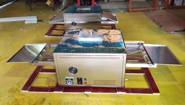 12KW Commercial Kitchen Equipments Hot Air Convection Gas Conveyor Pizza Oven 12