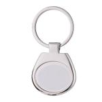Personalized Blank Metal Sublimation Keyrings DIY Keychain Pendant For