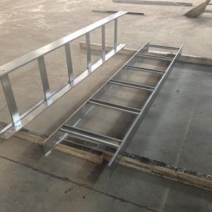 China Indoor Outdoor Ladder Type Cable Tray Trough With High Flexibility And Galvanized Protective Coating factory